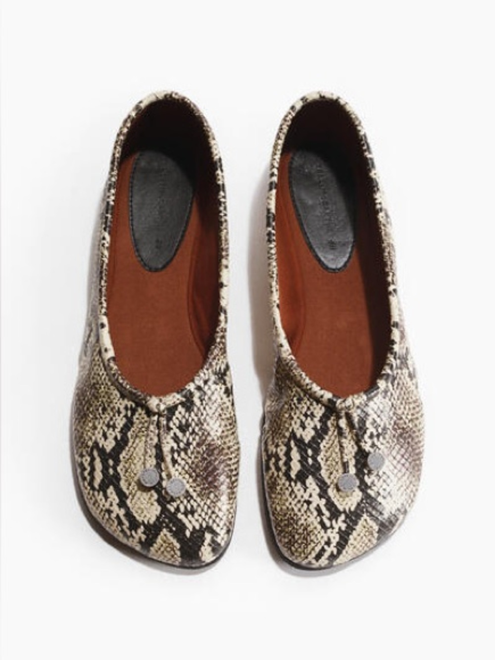 Stella McCartney x H&M Snake-Print Ballet Flats